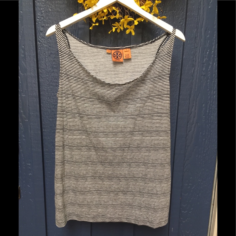 Tory Burch Cowl Neck Tank 🧡💙 C5